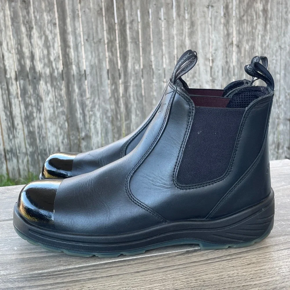 Thorogood Chelsea Work Boots Men‎ 10M Black 804-6134 Composite Safety Toe EH 6